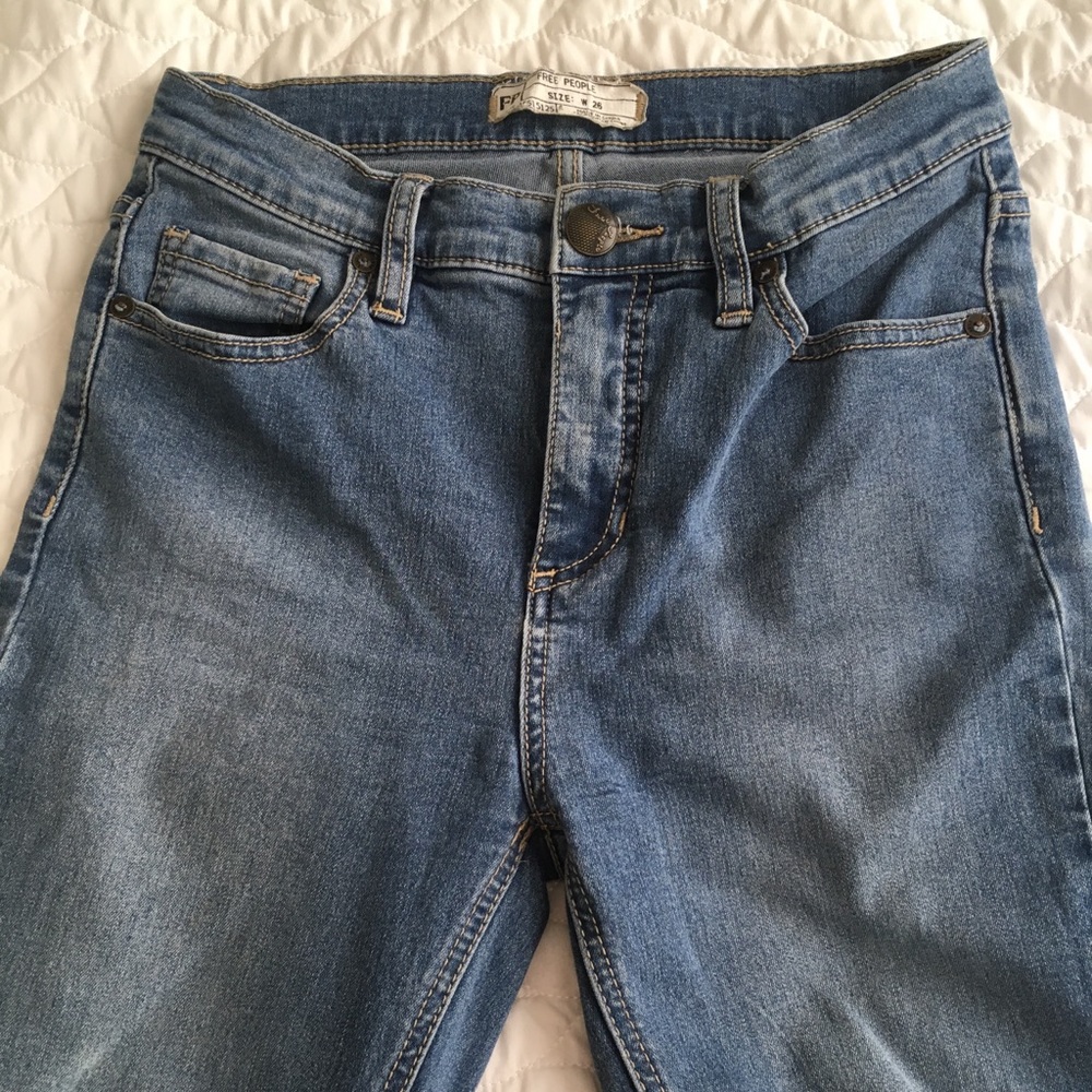 Free People High Rise Jean - Picture 3 of 4